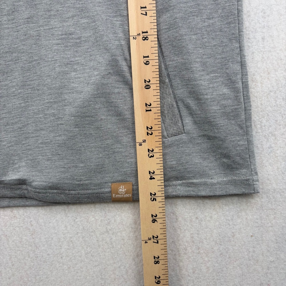 Emirates Hydra Active Shawl Collar Pullover Top Gray Women Medium EM0622 - Picture 6 of 8